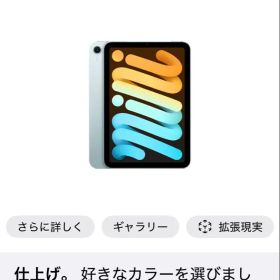 Apple iPad mini第7世代 ブルー