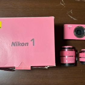 Nikon 1 J1 ダブルズーム ピンクスペシャルキット レンズ2本絞り故障