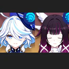 フリーナ 5★ |⭐ コロンビーナ5★ |💎 50K+ 原石