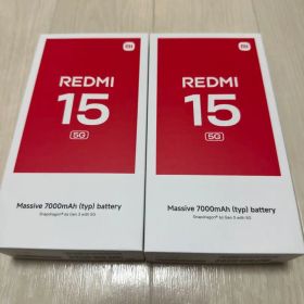 REDMI 15 5G 128GB TitanGray 未使用