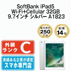 【中古】 iPad 第5世代 32GB Wi-Fi+Cellular シルバー A1823 9.7インチ 2017年 iPad5 本体 タブレット アイパッド アップル apple【送料無料】 ipd5mtm1290sf