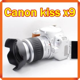 希少シルバーカラー Canon EOS kiss x9 Wi-Fi機能搭載！ 351ｋ4160