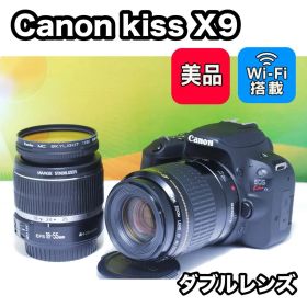 美品✨初心者おすすめ✨Canon kiss X9 ダブルレンズセット Wi-Fi