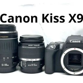 Canon Kiss X9 デジタル一眼レフカメラ ダブルズームレンズセット