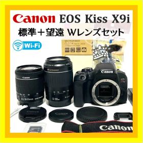 バリアングル液晶❣️ Canon EOS Kiss X9i Wズームレンズセット
