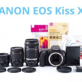 キャノン canon kiss x9 標準&望遠&単焦点トリプルレンズセット