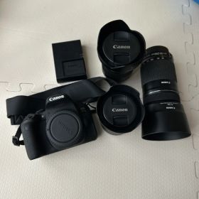 canon eos kiss x9i レンズ3本 センサークリーニング済み