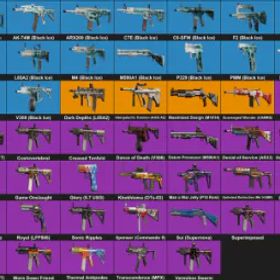 🖥️【pc/PSN/xbox】87 LV |🎯 16 ブラックアイス |🎨 92名 スキン |🌐 6 ユニバーサル |✅ メアド譲渡可能