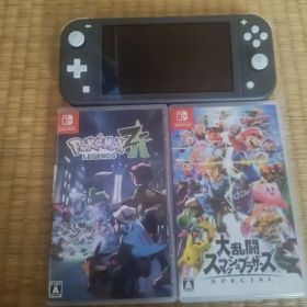 Switchライト本体+ゲームソフト2本