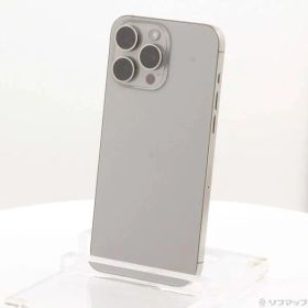 ソフマップ 〔中古品〕 iPhone15 Pro Max 256GB ナチュラルチタニウム MU6R3J／A SIMフリー【276】