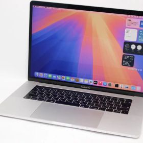 送料無料 あす楽対応 即日発送 良品 2K対応 15.4インチ Apple MacBook Pro A1990 (2018) シルバー macOS 15 Sequoia(正規版Windows11追加可能) 高性能 八世代Core i7-8750H/ 16GB /NVMe式256GB-SSD Radeon Pro 555X カメラ 無線 リカバリ ノートパソコン 中古パソコン 中古PC