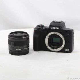 【中古】Canon(キヤノン) EOS Kiss M2 EF-M15-45 IS STM レンズキット ブラック 【262-ud】
