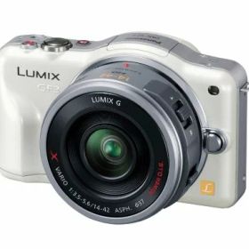 【中古】【非常に良い】パナソニック ミラーレス一眼カメラ LUMIX GF3 電動ズームキット シェルホワイト DMC-GF3X-W
