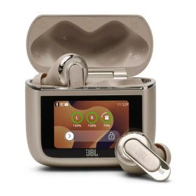 JBL ワイヤレスイヤホン カナル型 ノイズキャンセリング typeC 最大44時間再生 JBL Tour Pro 3 ラテ系