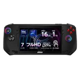 MSI Claw-A1M-004JP ゲーミングPC Core Ultra 5 16GB/1TB SSD 7型 120Hz タッチ対応