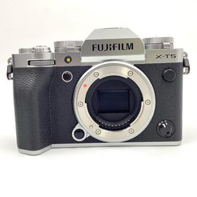 フジフイルム(富士フイルム)の【全額返金保証】【最速発送】FUJIFILM デジタル一眼 X-T5 ボディ シルバー 美品 動作確認済(ミラーレス一眼)