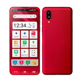 シンプルスマホ6 A201SH[64GB] SoftBank ルビーレッド【安心保…