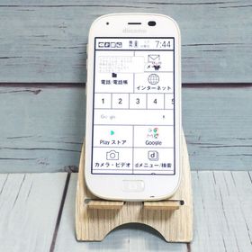 docomo 富士通 F-04J らくらくスマートフォン4 ホワイト 白色 WHITE 372