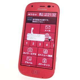 【SIMフリー】らくらくスマートフォン4 F-04J ピンク 利用制限○ docomo版
