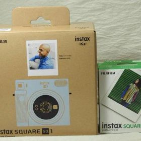 チェキ instax SQUARE SQ1 ブルー フイルム20枚【未開封】