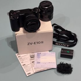 【レンズ2個付・保証期間内】zv-e10ii キットレンズ&35mm単焦点