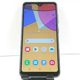Galaxy A21 シンプル SCV49 au ブラック 送料無料 本体 c16628 【中古】