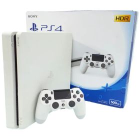 【SONY】ソニー『PlayStation4 プレイステーション4 500GB グレイシャーホワイト』CUH-2200AB02 ゲーム機本体 1週間保証【中古】