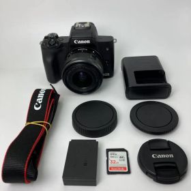 【返品保証・動作確認済】Canon EOS Kiss M2 レンズキットブラック
