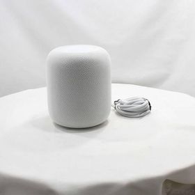 〔中古〕Apple(アップル) HomePod 第1世代 MQHV2J／A ホワイト〔262-ud〕