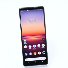 【液晶美品】SIMフリー au Xperia 1 II SOG01 ブラック