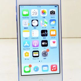 Wi-Fiモデル Apple iPod touch (第7世代) 32GB iOS15.8.5 ブルー MVHU2J/A 初期化済 【m029604】【中古】【K20260129】