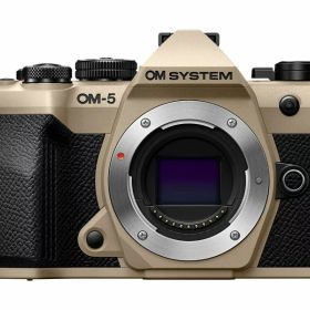 【当店オリジナル3年延長保証付】OM SYSTEM OM-5 Mark II ボディ サンドベージュ