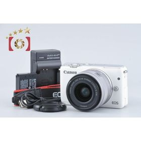 【中古】Canon キヤノン EOS M10 EF-M 15-45 IS STM レンズキット ホワイト