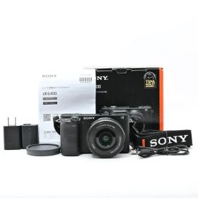 ＜美品＞ソニー SONY α6400 パワーズームレンズキット ILCE-6400L B