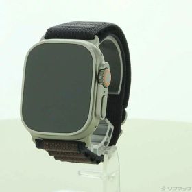 【中古】Apple(アップル) Apple Watch Ultra 2 GPS + Cellular 49mm チタニウムケース インディゴアルパインループ 【305-ud】