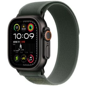 Apple Apple Watch Ultra2 49mm GPS+Cellularモデル MYTJ3J/A+MXTP3FE/A A2986【ブラックチタニウムケース/グリーントレイルループ】 [中古] 【当社3ヶ月間保証】 イオシス