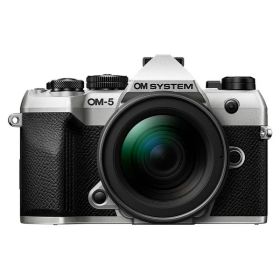 デジタル一眼カメラ OMデジタルソリューションズ OM SYSTEM OM-5 Mark II 12-45mm F4.0 PRO レンズキット [シルバー] 【キャンセル不可・北海道沖縄離島配送不可】 0057-4545350056841-ds