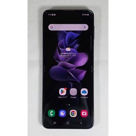 Galaxy Z Flip3 5G SCG12 黒(スマートフォン本体)