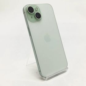【全額返金保証】【最速発送】 iPhone 15 512GB グリーン Softbank 美品 動作確認済 90%