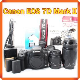 Canon EOS 7D mark II ダブルレンズセット 初心者～プロまで！