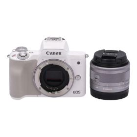中古 ミラーレス一眼 レンズキットCanon キヤノン EOS Kiss M2 レンズキット 091051000358コンディションランク【B】（商品 No.42-0）