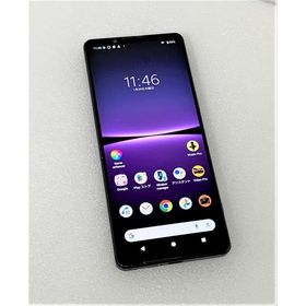 中古 SONY Xperia1 IV 256GB パープル SO-51C SIMフリー ※画面焼けあります
