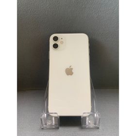 アップル(Apple)の中古美品 国内版 SIMフリー iPhone11 64GB ホワイト色(スマートフォン本体)