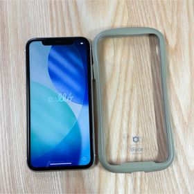 アイフォーン(iPhone)のApple iPhone 11 ホワイト SIMフリー iFaceケース付き(スマートフォン本体)