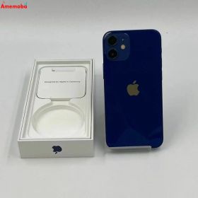 【中古】iPhone12 mini 128GB ブルー MGDP3J/A AU版SIMフリー 訳あり品
