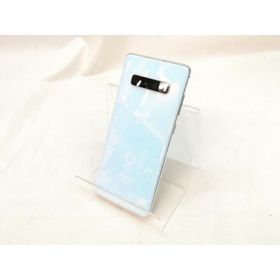 【中古】SAMSUNG docomo 【SIMロック解除済み】 Galaxy S10+ Olympic Games Edition SC-05L Prism White【川崎】保証期間１ヶ月【ランクC】
