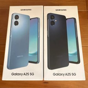 【新品】Samsung Galaxy A25 本体 2台 Black&Blue