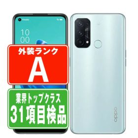 【中古】 A103OP OPPO Reno5A (eSIM) アイスブルー Aランク SIMフリー 本体 ワイモバイル スマホ 【あす楽】 【保証あり】 【送料無料】 a103opbl8mtm