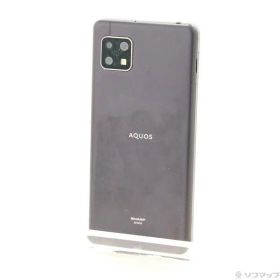 【中古】SHARP(シャープ) AQUOS sense5G 64GB ブラック SHG03 auロック解除SIMフリー 【295-ud】