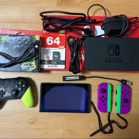 Switch本体 無印フルセット 有線LAN・プロコン